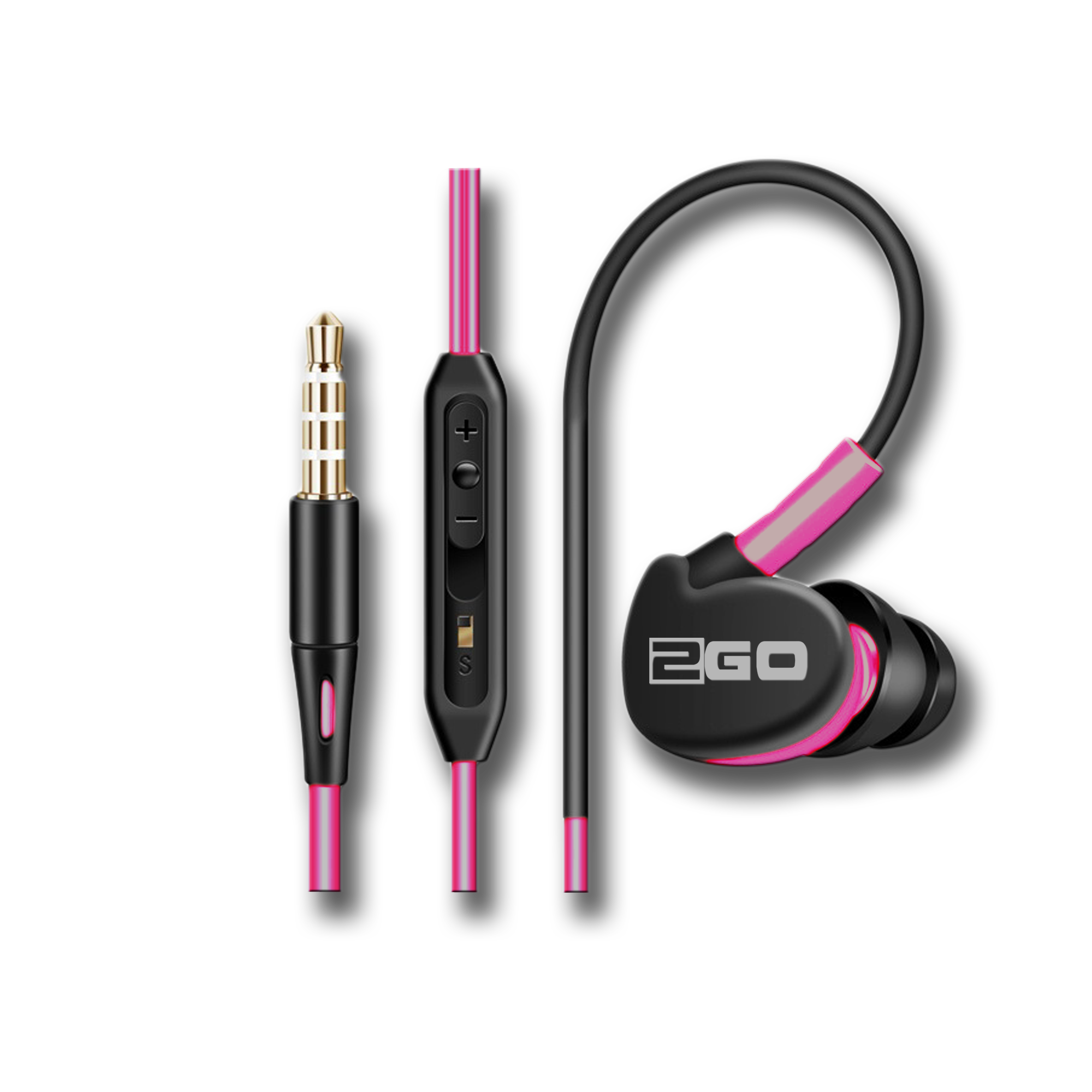 Bild von In-Ear Sport-Headset "Active 1", pink