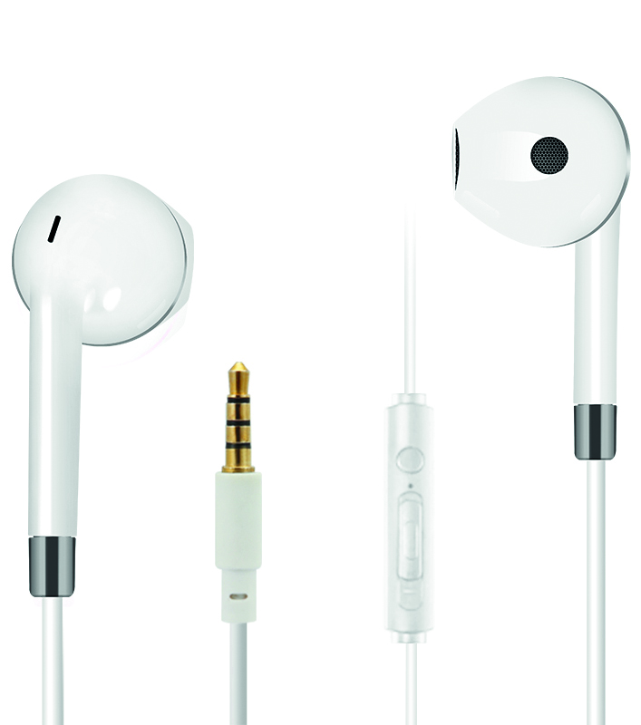 Bild von In-Ear Stereo-Headset "Comfort" - grau